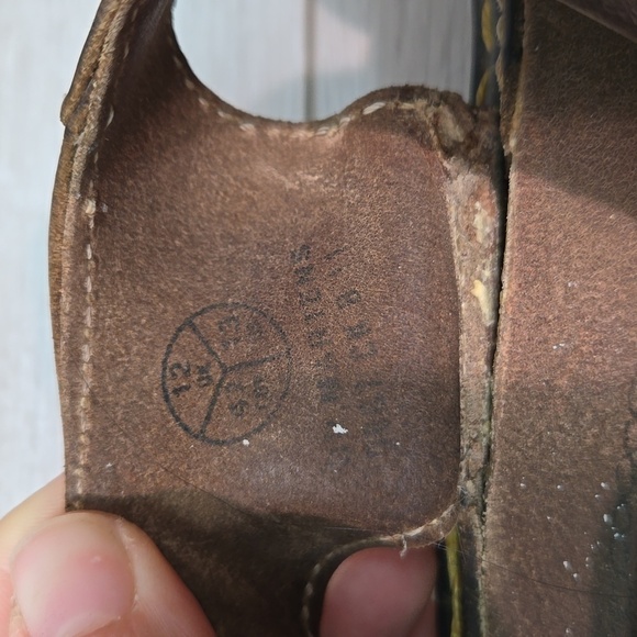 Vintage Doc Dr.Martens Mens Leather Fisher Chunky Tractor Sandals shoes sz US13 - Picture 14 of 14